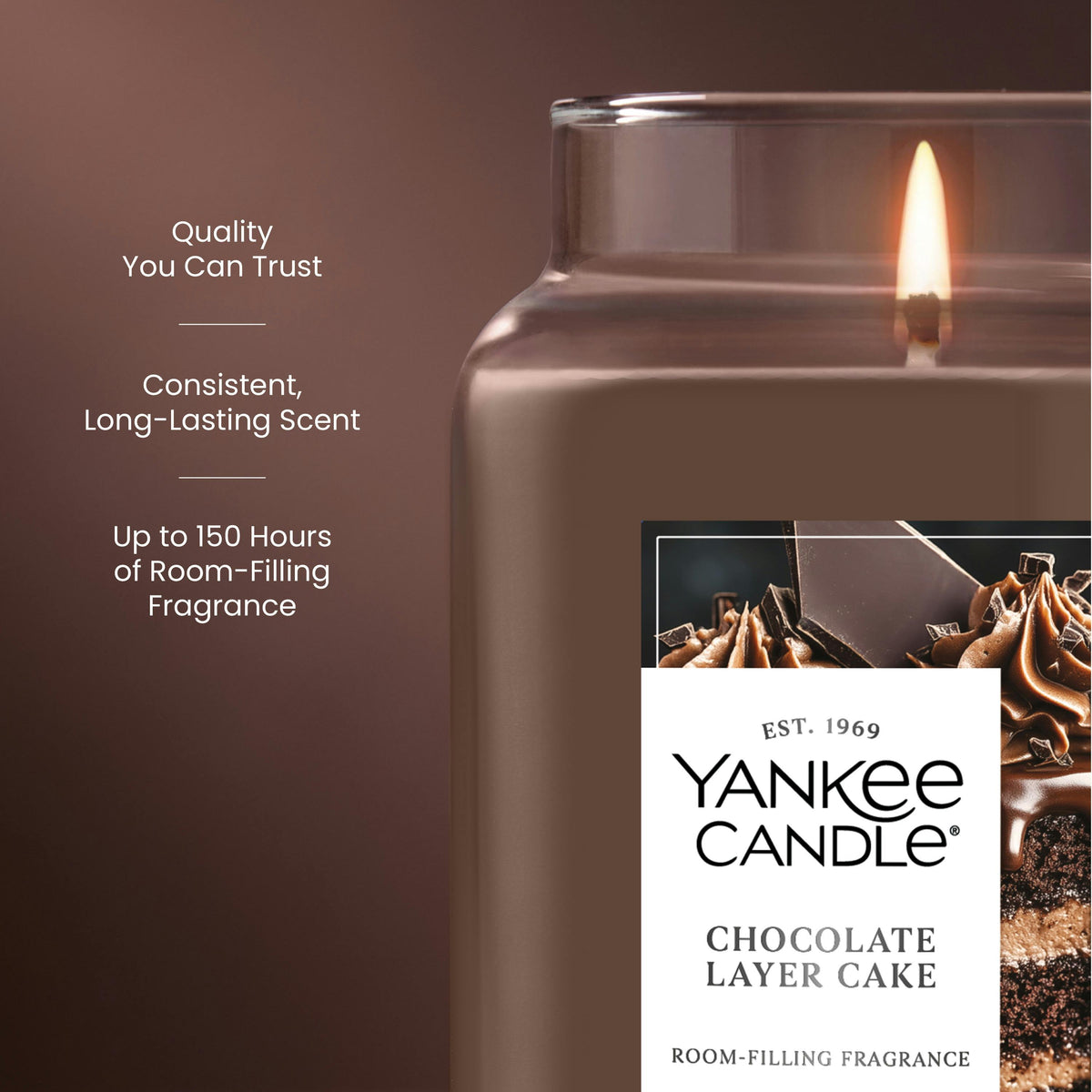 Chocolate Layer Cake Original Large Jar Candle